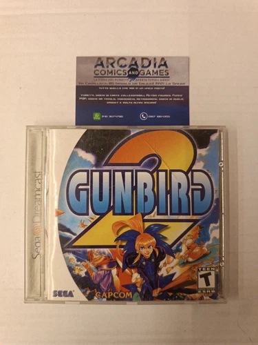Gunbird 2 Dreamcast SEGA NTSC USA Ottime Condizioni Completo